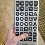 Jumbo Universal Remote Control is HUGE! Really LARGE!! So BIG!!! 26 1649267753da44