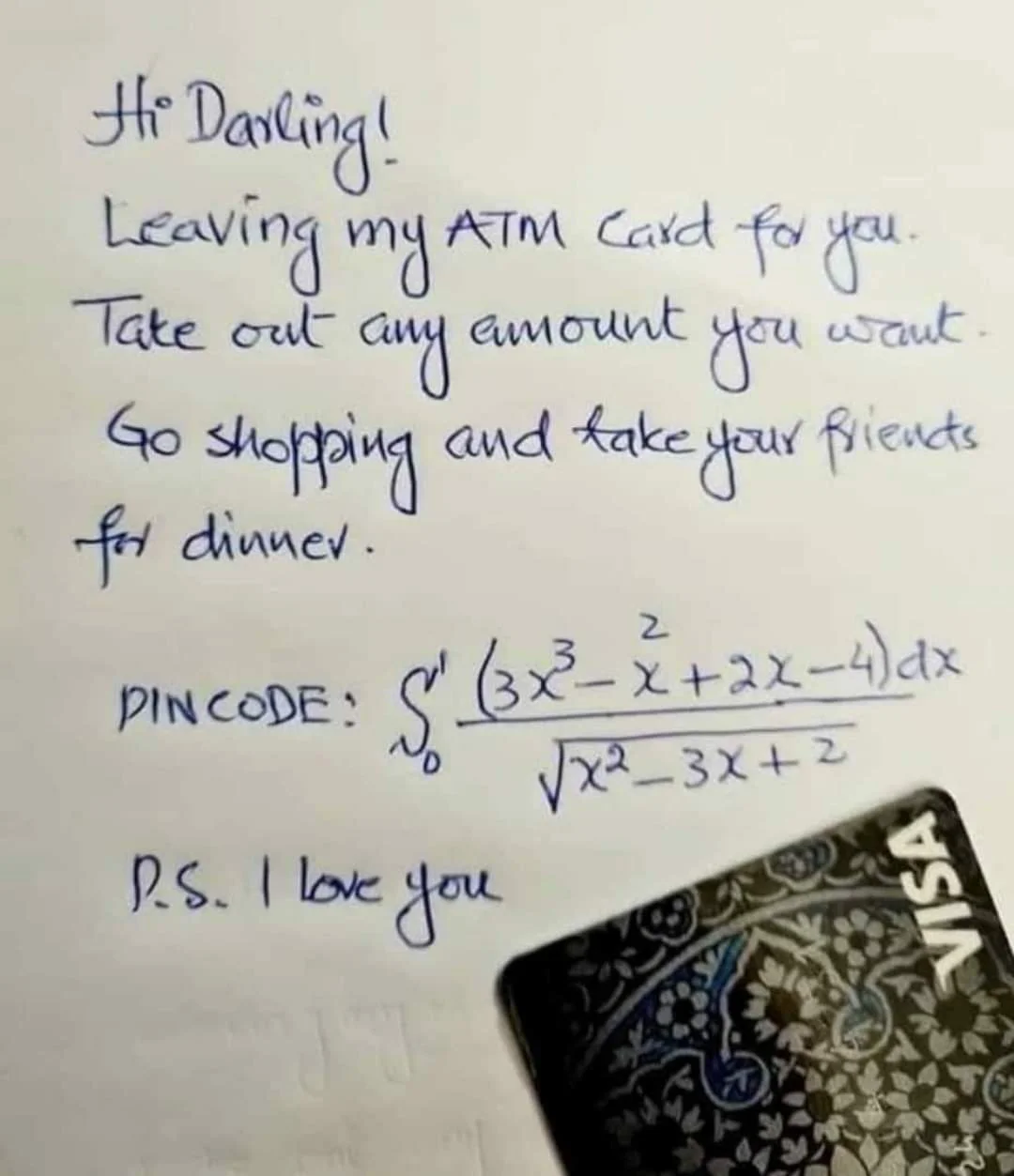 Here is my ATM card darling, buy yourself something pretty too! 7 273023954 4485280721572949 2107039820967726087 n