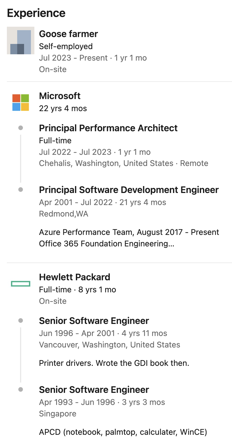 There's burnout and there's this... 7 linkedin goose farmer