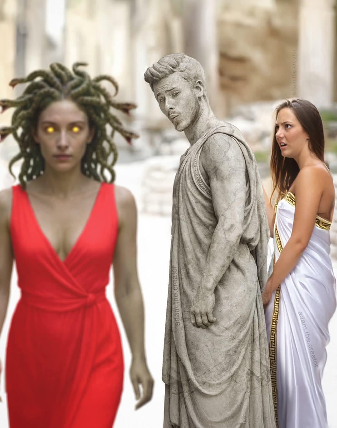 Ancient Greek Distracted Boyfriend 7 Distracted Greek Boyfriend