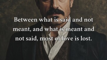 Between what is said and not meant and what is meant and not said most of love is lost. Quote by Khalil Gibran
